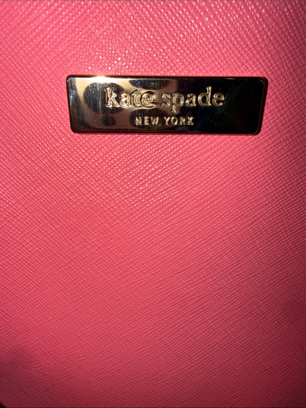 kate spade Pink Saffiano Leather Tote with Matching Wallet - Picture 4 of 10